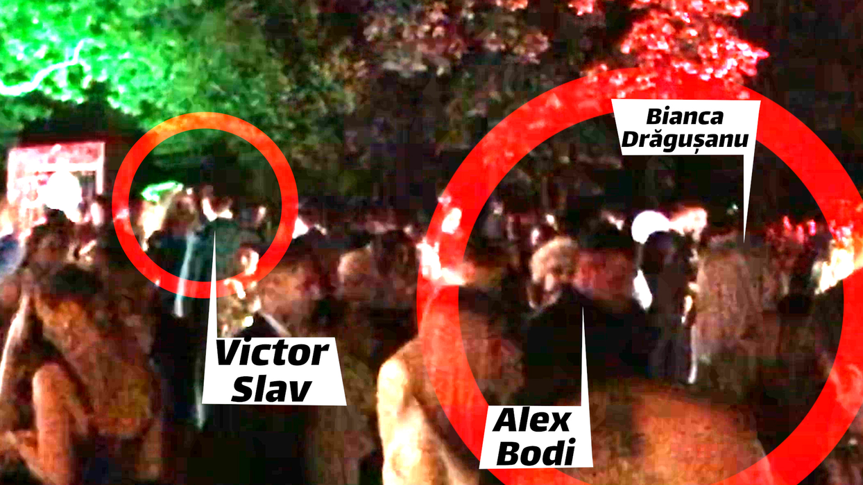 Bianca Drăgușanu & Alex Bodi, la  prima întâlnire în public cu Victor Slav