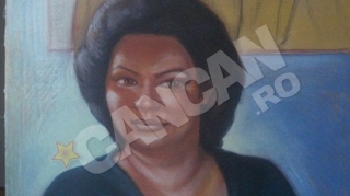 Ozana Barabancea a primit un dar neasteptat! Un pictor i-a facut portretul