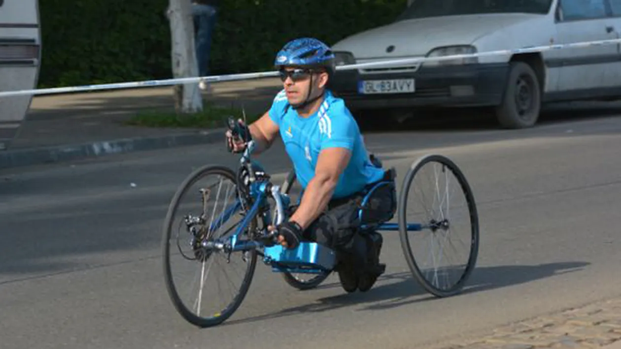 Povestea unui campion al voinţei: Gigel Epure, omul care „fuge“ cu mâinile