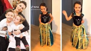 Eva Măruță, prințesa TikTok-ului în România! Filmarea cu dansul fiicei Andrei a devenit virală