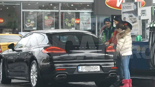 Soţia lui Ilie Năstase a păţit-o chiar de Anul Nou. S-a urcat în Porsche şi... l-a rupt în benzinărie!