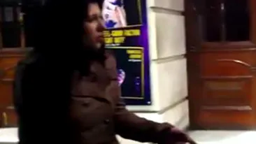 VIDEO Petre Craete a fost batut de o femeie in plina strada in Anglia! Vezi cum si-a luat-o Taranu cu Maserati pe cocoasa!