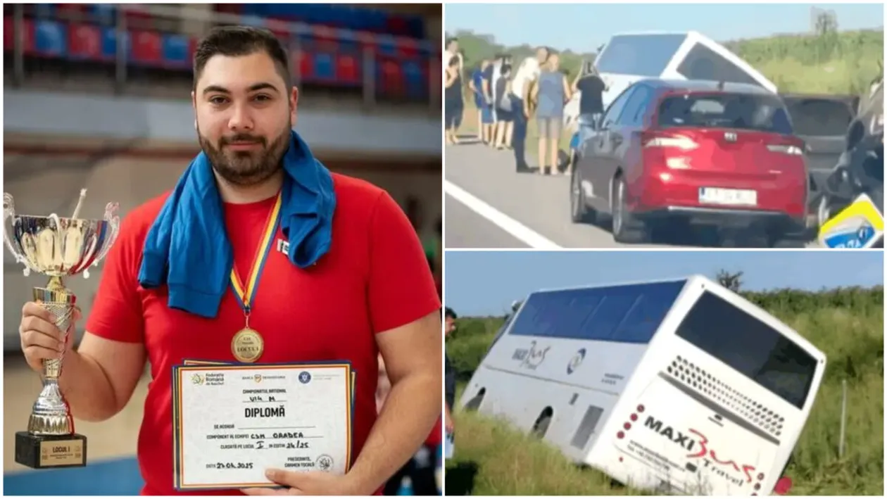 El este Marius, tânărul de 23 de ani care a murit după ce un autocar cu mai mulți copii s-a răsturnat pe A2. Doi minori sunt în stare gravă