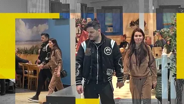 Cum se poartă Liviu Vârciu când iubita e lângă el. Pe ”sticlă” e numai caterincă, dar când iese cu Anda la mall...