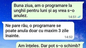 BANCUL ZILEI | Cum să anulezi o programare la unghii