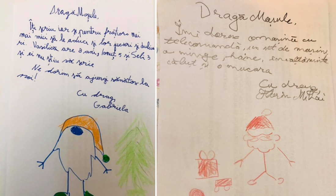 Emoționant! Ce își doresc copiii din satele sărace de la Moș Crăciun: „Niște dulciuri și ceva de mâncare”. FOTO
