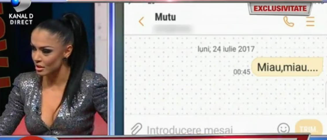 Tibi a prezentat SMS-ul pe care i l-a trimis lui Mutu