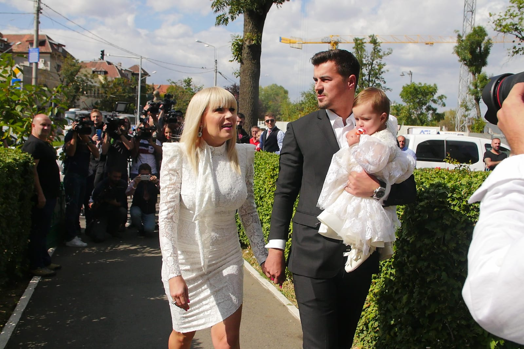 Elena Udrea și Adrian Alexandrov și-au botezat fetița