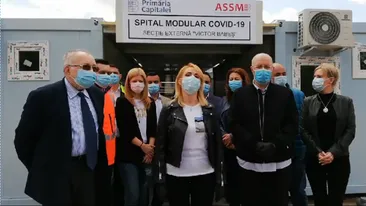 A fost inaugurat cel mai mare spital pentru COVID-19 din România: capacitate, 500 de pacienți VIDEO