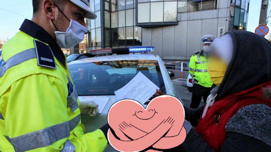 O femeie din Iaşi a fost prinsă de Poliţie pe stradă fără adeverinţă! A început să tremure şi... Ce i-a făcut poliţistul: “Să vă dea Dumnezeu sănătate”