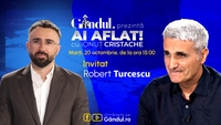 „Ai Aflat! cu Ionuț Cristache” începe marți, 20 octombrie, de la ora 15.00, live pe Gândul. Invitat: Robert Turcescu