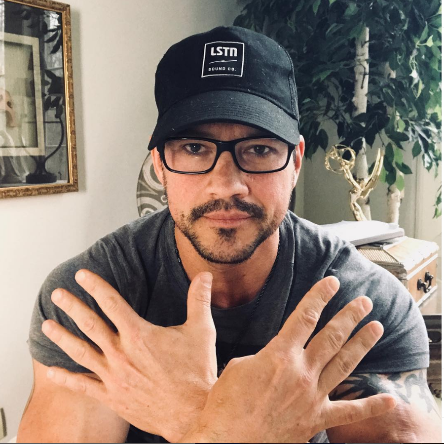Tyler Christopher, în timpul filmărilor pentru Days of Our Lives/ Sursa foto: Instagram