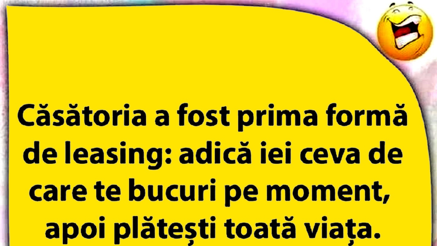 BANC | Căsătoria a fost prima formă de leasing