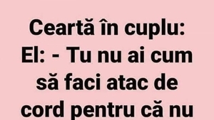BANCUL ZILEI | Ceartă inteligentă în cuplu
