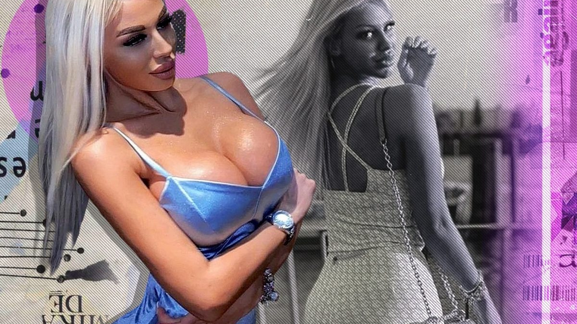 Blonda asta e o adevărată bombă-sexy! Sandra e hot și dă peste cap orice bărbat!