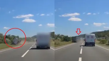 Pericol pe șoselele din România! Ce a putut să pățească un șofer pe DN1, între Cluj și Oradea