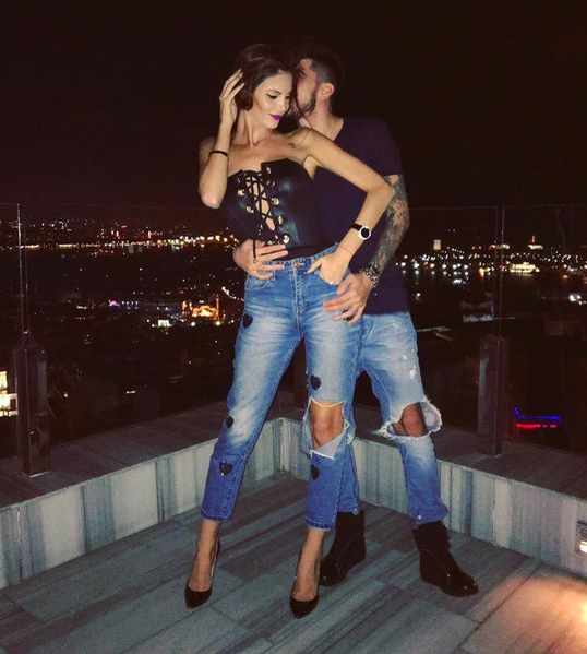 Ramona Olaru, alături de Bogdan, în perioada când formau un cuplu