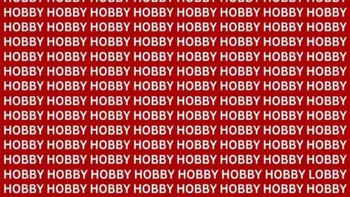 Test de logică | Găsește cuvântul "lobby" în această imagine, în cel mult 5 secunde!