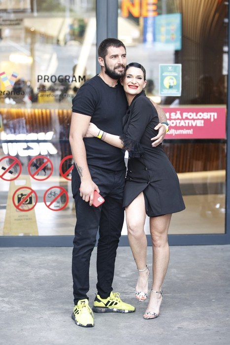 Cătălin Cazacu și Ramona, împreună la o prezentare de modă