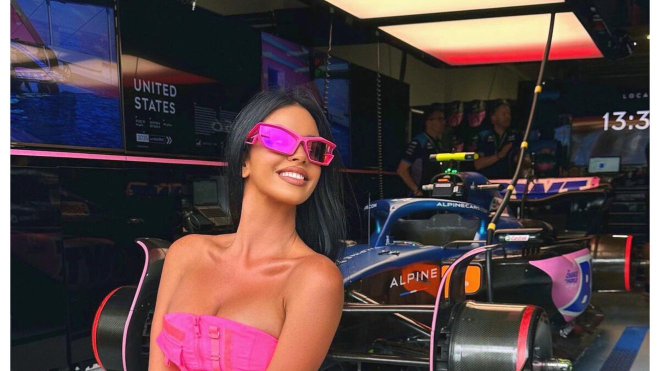 Ivana Knoll a stârnit sute de mii de reacții după apariția incendiară de la Formula 1 | Galerie foto