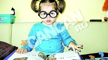 Povestea Anastasiei, fetita care stie tot Luceafarul. La doi ani stie toate literele si face puzzle-uri de 100 de piese!