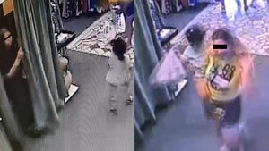 Ce a făcut o turistă în cabina de probă a unui magazin de pe litoralul românesc. Totul a fost surprins pe camere