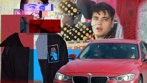 Selly & puștii din 5Gang au "sudat" țigările  într-un BMW nou-nouț!