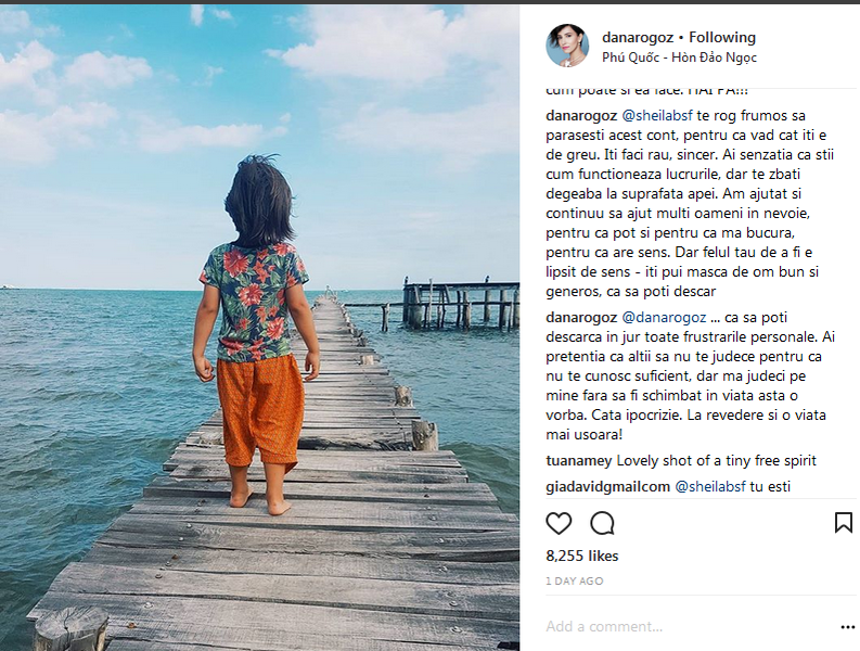 Dana Rogoz, luată la zor de o fană pentru luxul în care îşi creşte copilul! Ce replică dură i-a dat actriţa: ”Văd cat îţi e de greu. Îţi faci rău, sincer!”