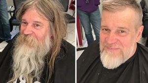 Transformare uluitoare al unui om al străzii! A fost mâna unui celebru stilist