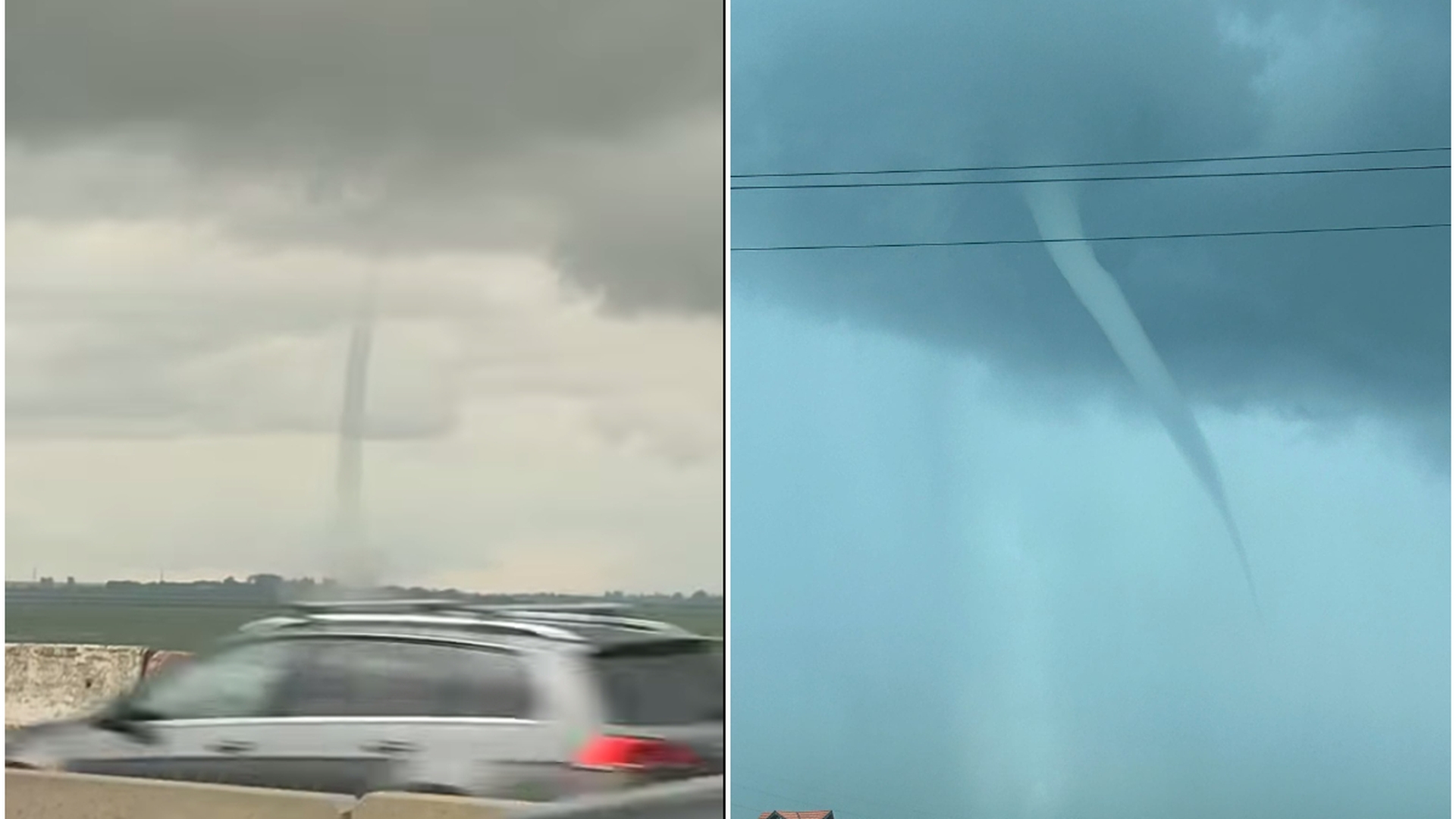 Tornadă spectaculoasă la Mihăileşti, Giurgiu! Vremea a luat-o razna. Video de necrezut
