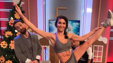 Dani Oțil, vrei să o faci geloasă pe iubita ta?! Poziția sexy în care a fost surprins prezentatorul alături de o antrenoare de fitness HOT