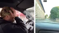 Imagini HALUCINANTE cu Cheloo în timp ce conduce cu peste 100 km/h pe străzile din București. Fanii l-au pus la zid: ”Merită arestat!”
