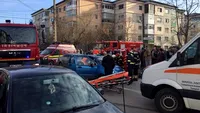 FOTO. S-a făcut praf la impactul cu un BMW! Un paramedic, aflat din întâmplare acolo, l-a salvat pe șofer