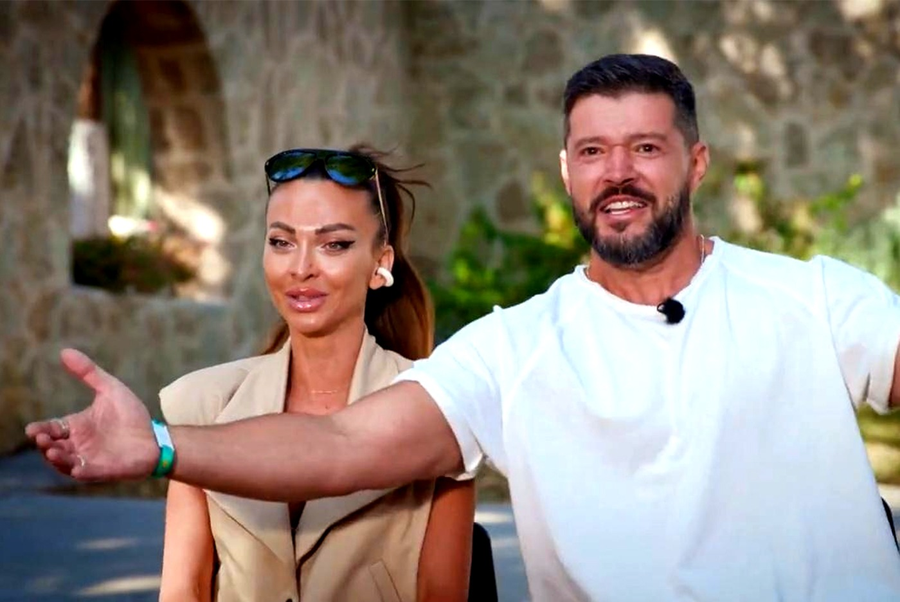 Victor Slav și Selina la Insula Iubirii/ sursa foto: captura Antena 1