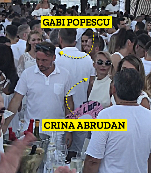 Crina Abrudan alături de soțul ei Gabi Popescu la LOFT