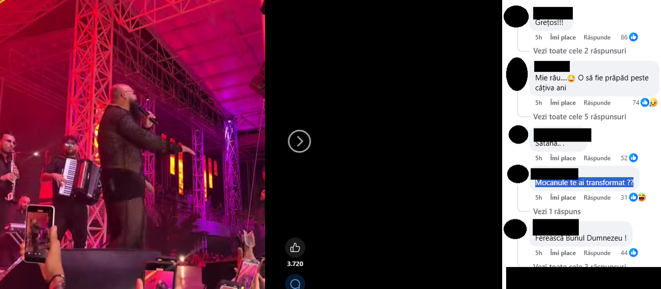 Stupoare totală la concertul lui Dani Mocanu! Ținuta de pe scenă i-a făcut pe toți să scoată telefoanele mobile