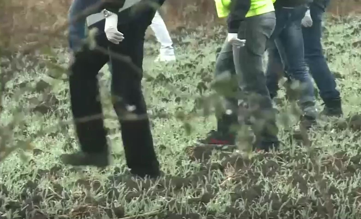 Fragmente osoase, aparent umane, descoperite pe un câmp de la marginea Bucureștiului. Ce lucruri au găsit criminaliștii când au ajuns la fața locului