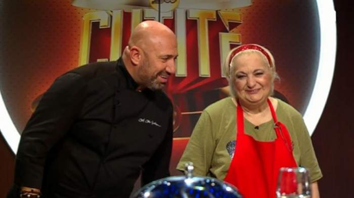 Marinela Chelaru într-o emisiune culinară