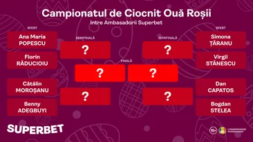 Capatos a vrut să-și rupă adversarul. Vezi SuperCampionatul vedetelor de ciocnit ouă de Paște!