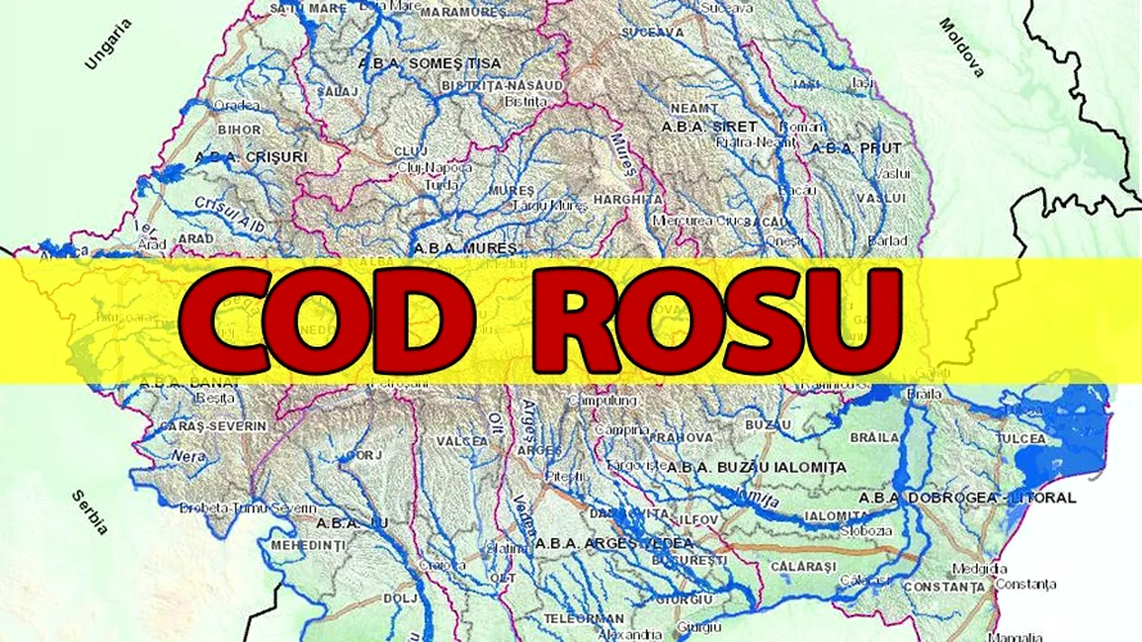 Cod roșu în România! Avertizare bulversantă emisă în această dimineață