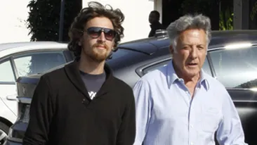 Dustin Hoffman, la o sesiune de cumparaturi cu fiul