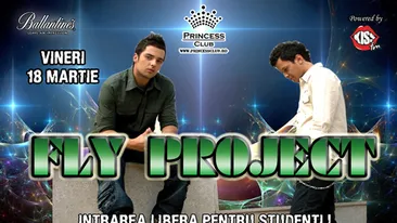 Fly Project canta live, in premiera, cel mai nou hit al sau, in club Princess!