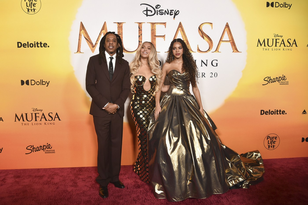 Jay-Z, Beyonce si fiica lor Blue Ivy Carter. Foto: Profimedia