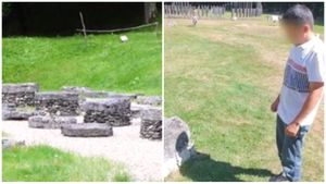 Motivul pentru care turiștii din Tadjikistan au deteriorat monumentele de la Sarmizegetusa. „Promitem că nu mai facem”