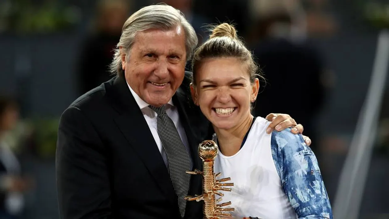 Ilie Năstase, despre victoria Simonei Halep de la Madrid: ”Îmi pare bine că a făcut-o să plângă pe Konta”