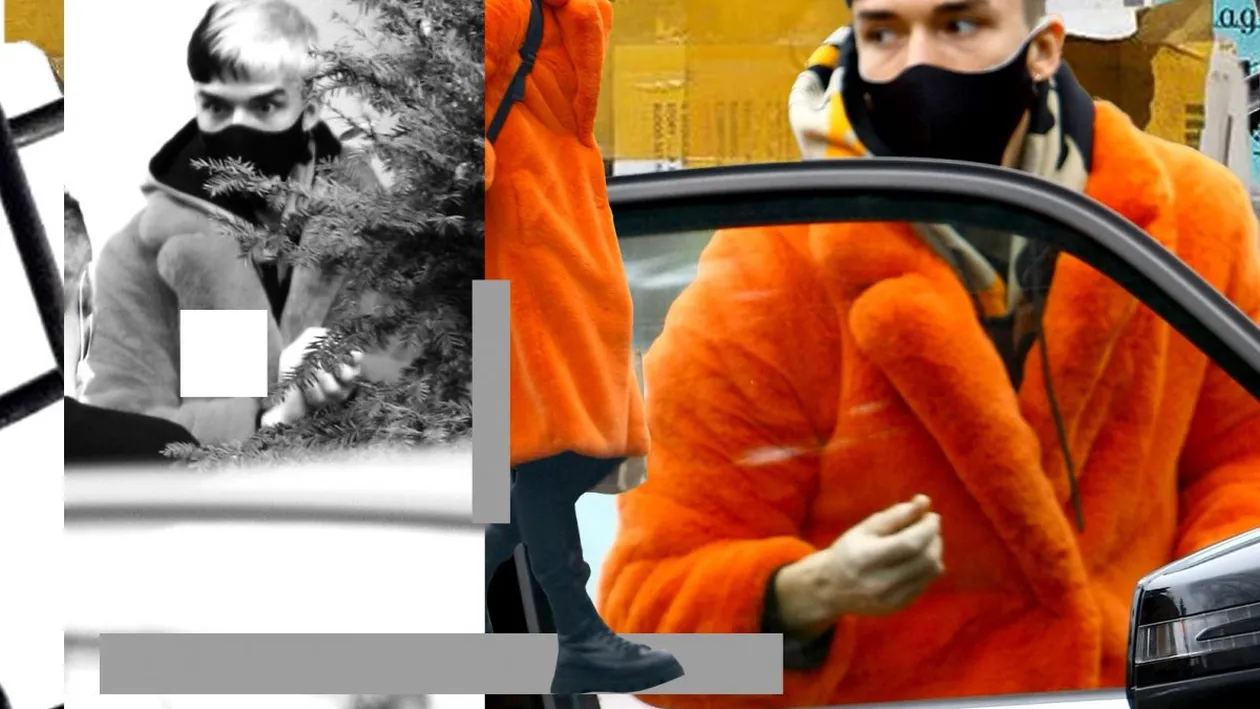 Câștigătorul de la Românii au talent a apărut pe stradă cu o blană portocalie și o coafură à la Cruella de Vil