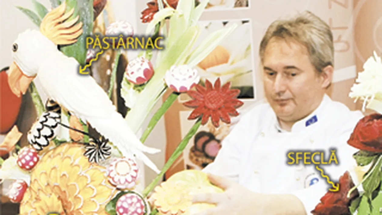Un cofetar ungur este magician! A facut arta din legume