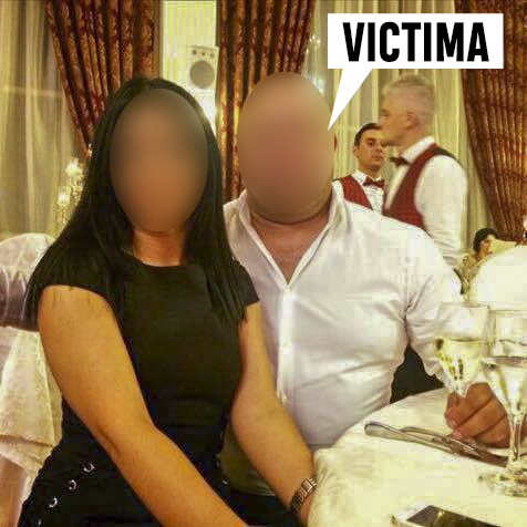 Omul de afaceri, până să fie înjunghiat