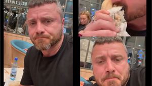 Tavi Clonda, ceartă în aeroport cu un angajat! Cât a putut să plătească pentru 2 sendvișuri, 2 sucuri, 4 macarons și 2 croissante