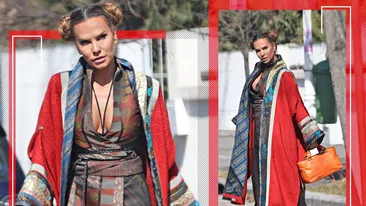 Anna Lesko face ce face și se remarcă! Nu, nu a ieșit cu draperia din sufragerie pe ea!